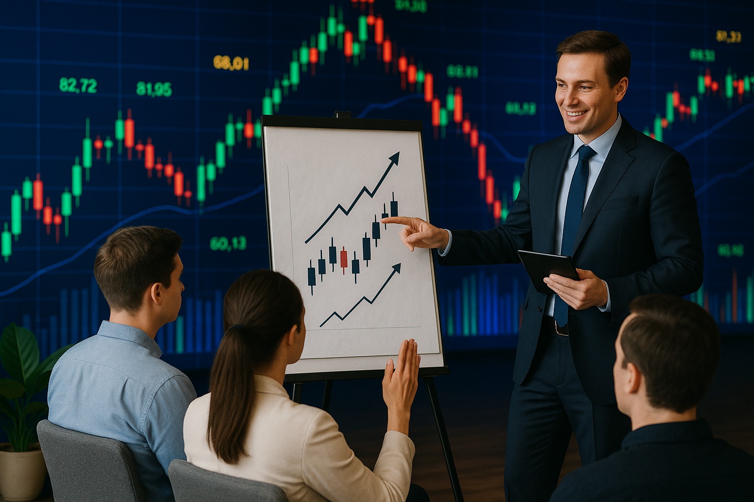 ورشة تدريبية عن التداول